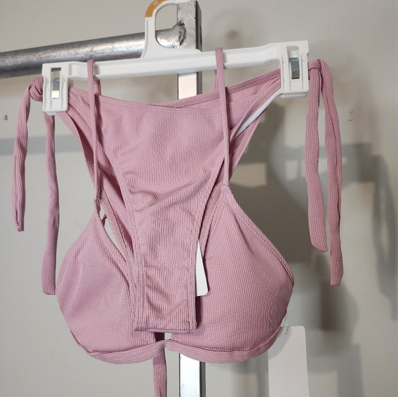 Pink Ribbed Swimsuit - Picture 3 of 5